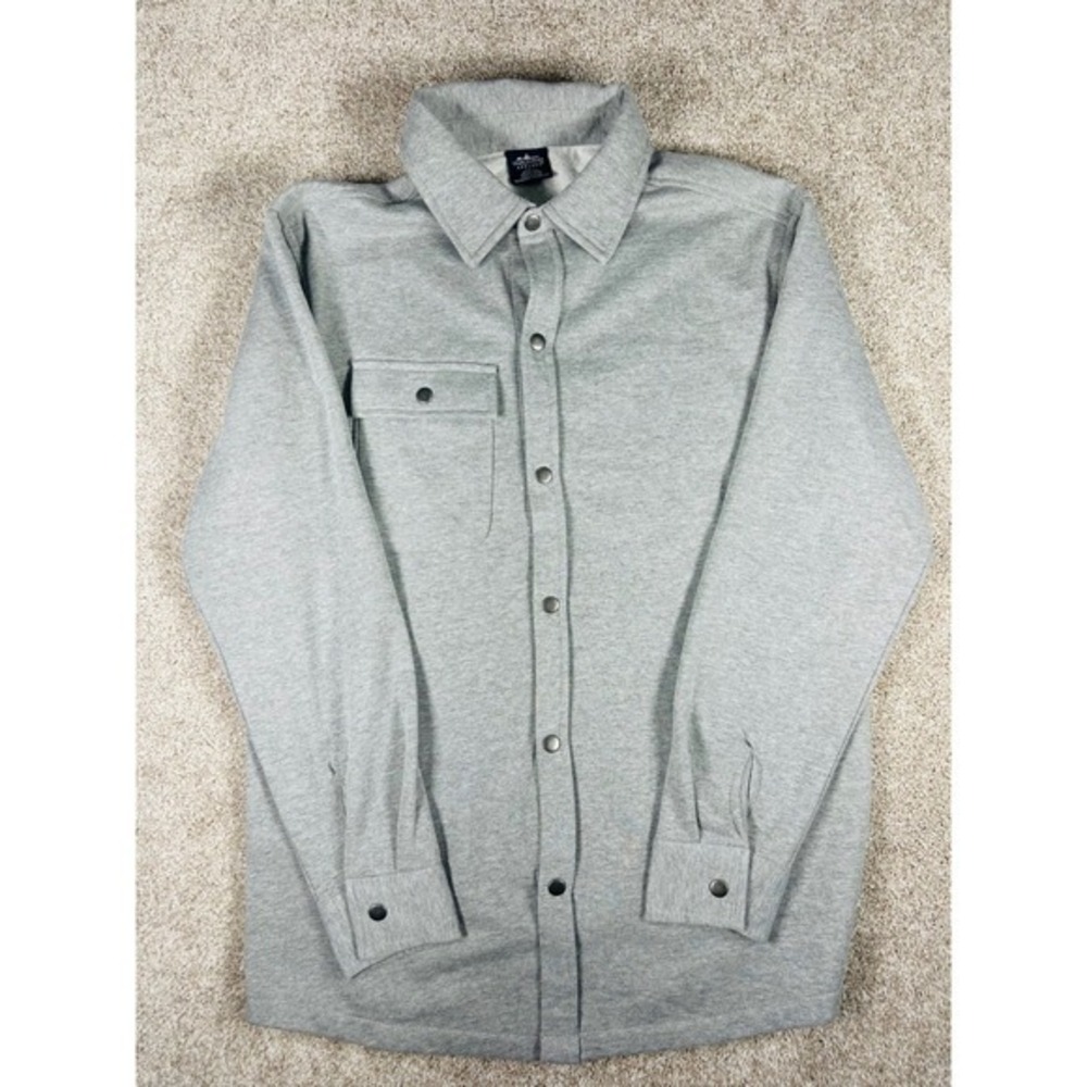 Charles River Apparel Snap Front Fleece Shirt Jacket Men's Shacket Long Sleeve